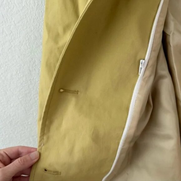 Veronica Beard Arlen Dickey Embellished Cotton-poplin coat Yellow - Picture 6 of 11